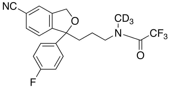 N-Trifluoroacetodesmethyl Citalopram-d3