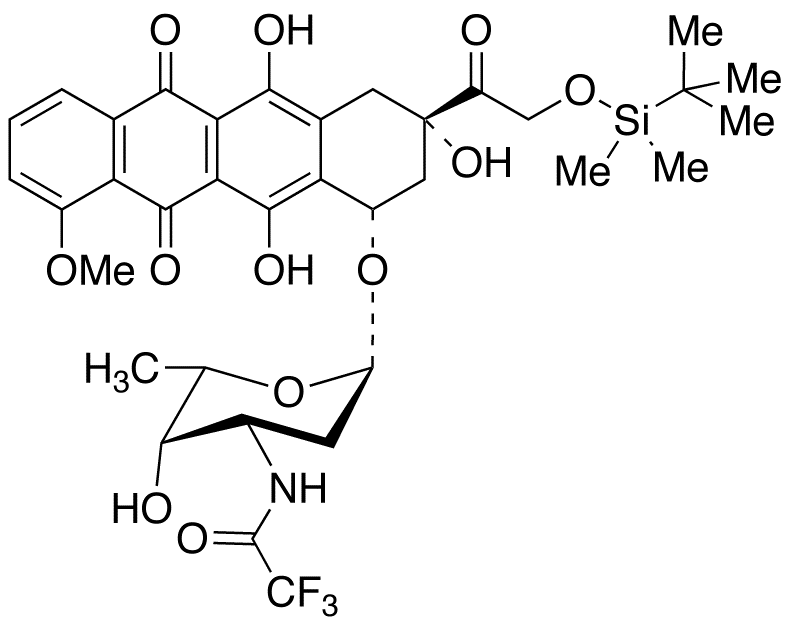 N-Trifluoroacetyl-8-(2-tert-butyl(dimethyl)silyl]oxy) Doxorubicin