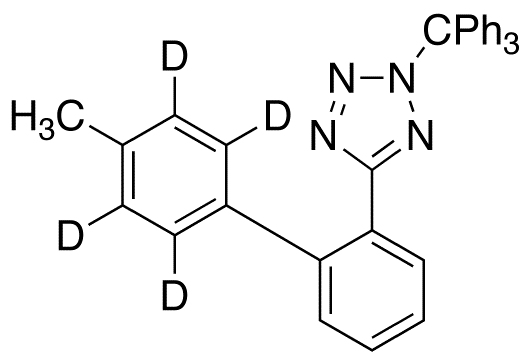 N-Triphenylmethyl-5-[4’-methylbiphenyl-2-yl]tetrazole-d4