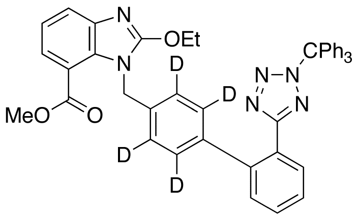 N-Trityl Candesartan Methyl Ester-d4