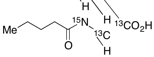 N-Valerylglycine-13C2,15N