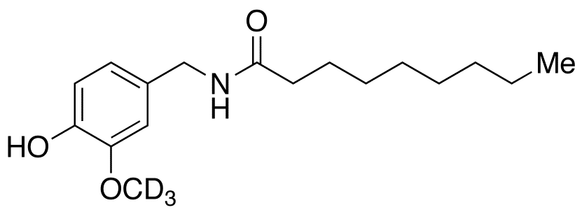 N-Vanillylnonanamide-d3