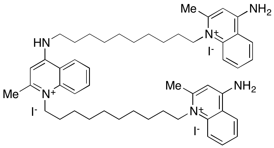 N(amino)-[4-Amino-2-methyl-1-[10-((2-methylquinolin-4-yl)amino)decyl] Dequalinium Triiodide