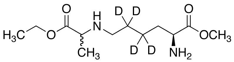 Nε-(Ethoxycarbonylethyl)-L-lysine-d4 Methyl Ester (Mixture of Diastereomers)