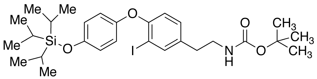 N-tert-Butoxycarbonyl-O-triisopropylsilyl 3-iodothyronamine