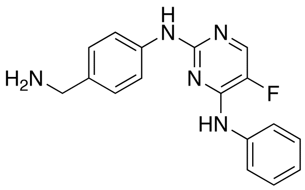 N2-[4-(Aminomethyl)phenyl]-5-fluoro-N4-phenylpyrimidine-2,4-diamine