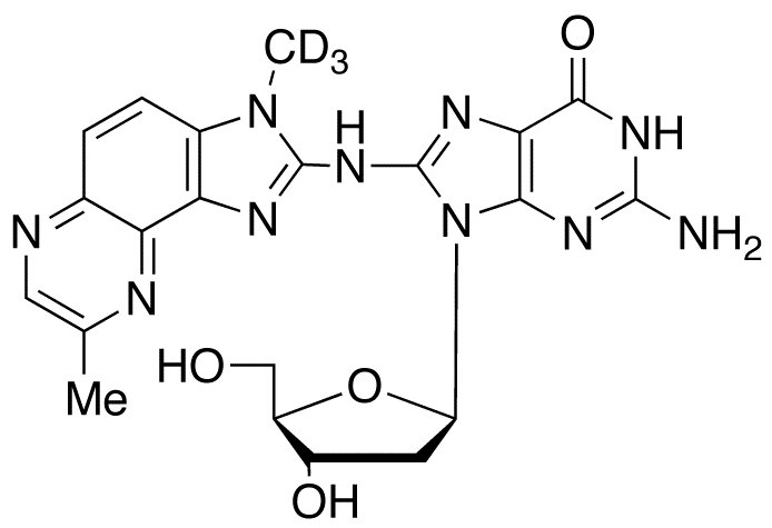 N2-(Deoxyguanosin-8-yl)-2-amino-3,8-dimethylimidazo[4,5-f]quinoxaline-d3