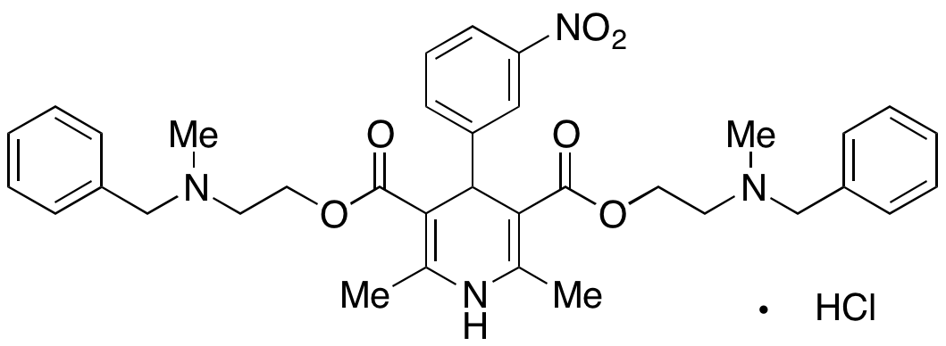 Nicardipine O-Desmethyl-O-methyl(phenylmethyl)amino]ethyl) Ester Hydrochloride