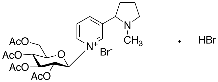 Nicotine N-D-Glucoside 2,3,4,6-Tetraacetate Bromide Hydrobromide