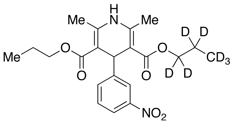 Nitrendipine Dipropyl-d7 Ester