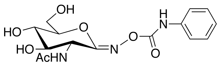 O-(2-Acetamido-2-deoxy-D-glucopyranosylidene)amino N-Phenylcarbamate