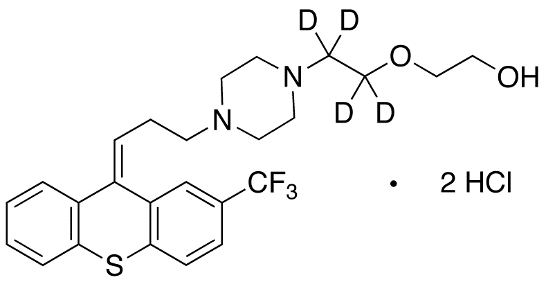 O-(2-Hydroxyethyl) Flupentixol-d4 Dihydrochloride