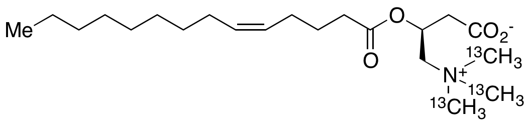 O-5-cis-Tetradecenoyl Carnitine(N,N,N-tri-13C-methyl) Inner Salt