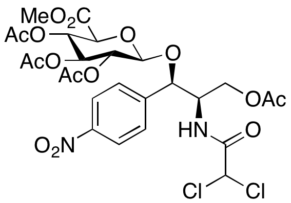 O-Acetoxychloramphenicol 2,3,4,6-Tetra-O-acetyl-β-D-glucuronide Methyl Ester