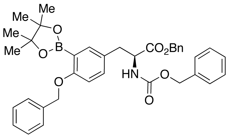 O-Benzyl-N-[(benzyloxy)carbonyl]-3-(4,4,5,5-tetramethyl-1,3,2-dioxaborolan-2-yl)-L-tyrosine Benzyl Ester