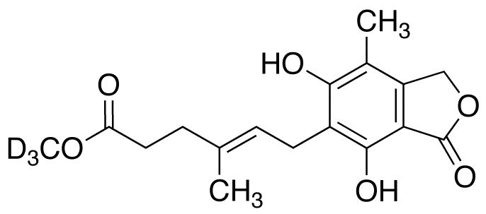 O-Desmethyl Mycophenolic Acid Methyl Ester-d3