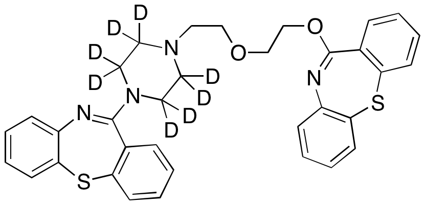 O-Dibenzo[b,f][1,4]thiazepinyl Quetiapine-D8