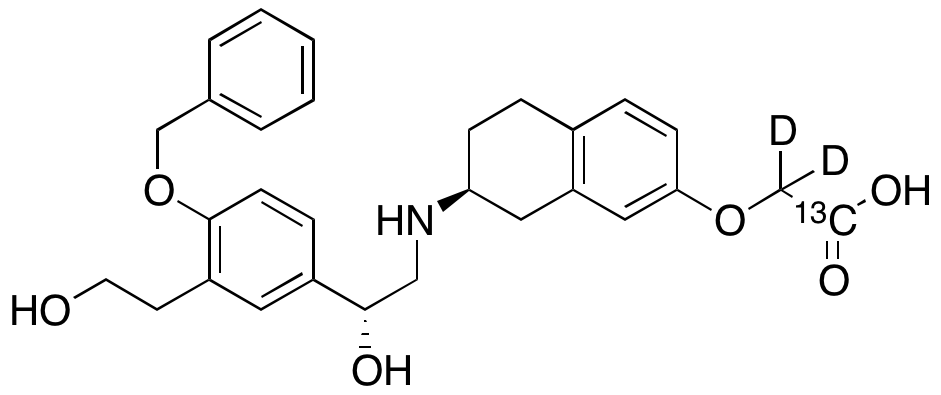 O-Methyphenyl De(aminodimethyl) Bedoradrineol-13C, d2