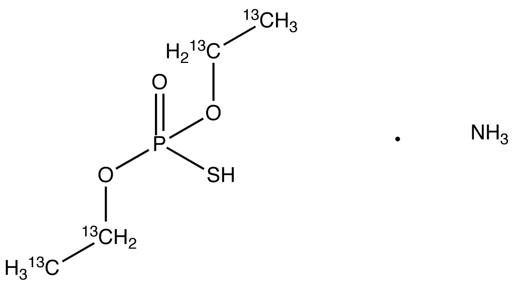 O,O-Diethyl Thiophosphate-13C4 Ammonium Salt