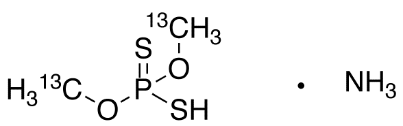 O,O-Dimethyl Dithiophosphate-13C2 Ammonium Salt