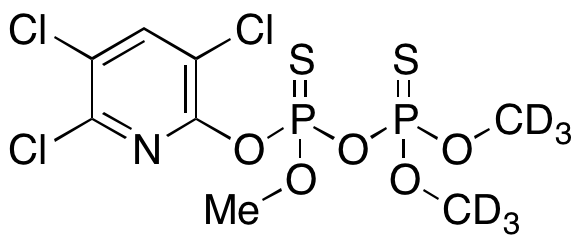 O,O,O-Trimethyl-d6-O-(3,5,6-trichloro-2-pyridinyl)diphosphosrodithioate