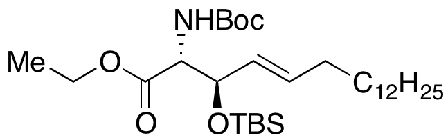 O’Ethly-N-boc-1-oxo-3-tertbutyldimethylsilyl-D-erythro-sphingosine