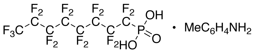 P-(1,1,2,2,3,3,4,4,5,5,6,6,7,7,8,8,8-heptadecafluorooctyl)phosphonic Acid 4-Methylbenzeneamine Salt