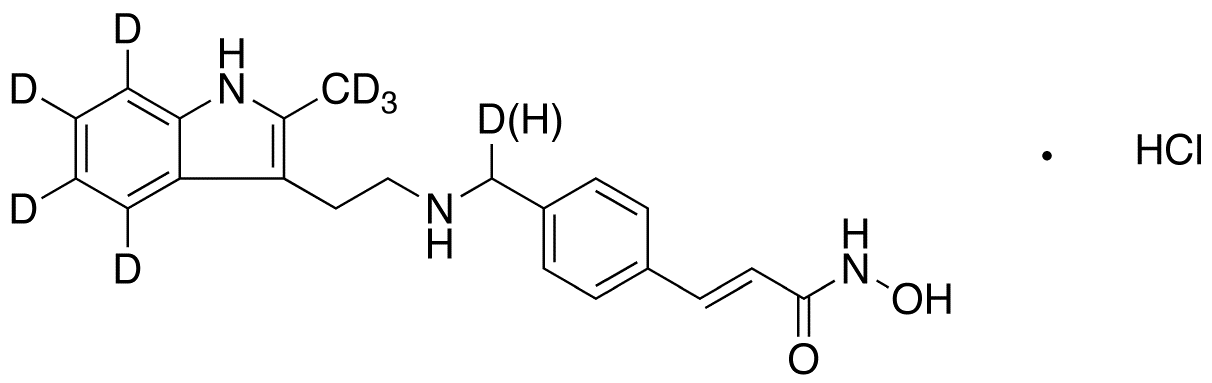 Panobinostat-d8 (Major) Hydrochloride Salt