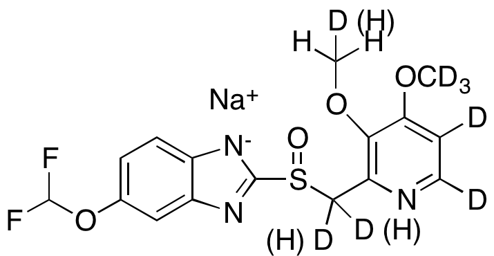 Pantoprazole-d7 Sodium Salt (d6 Major)