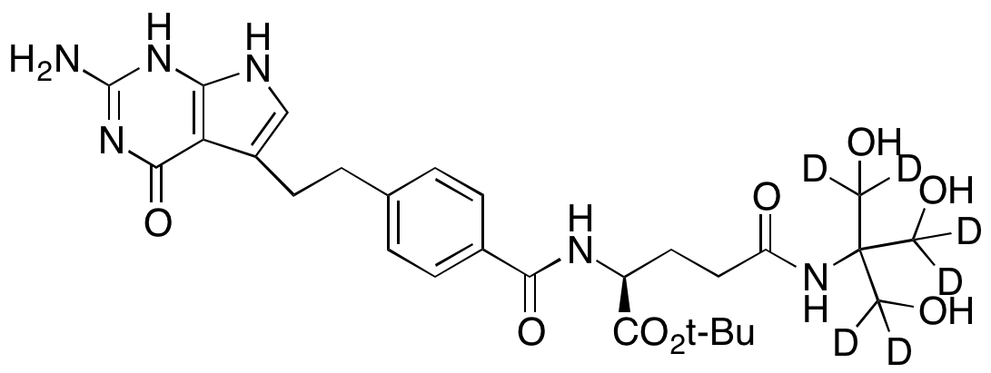 Pemetrexed Tromethamine Amide-d6