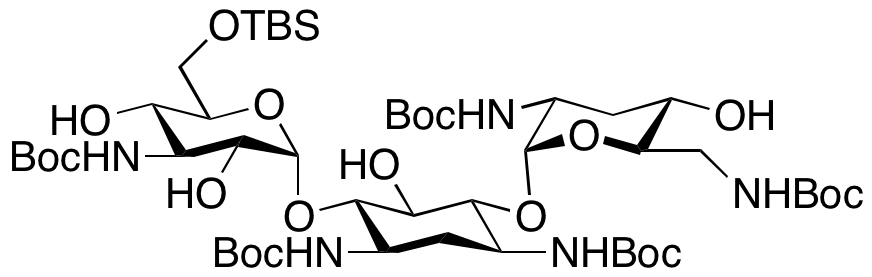 Penta-N-Boc Tobramycin 6’’-tert-Butyldimethysilyl Ether