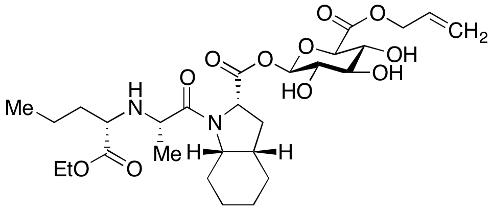 Perindoprilat N-Ethyl Ester Acyl-β-D-glucuronide 2-Propen-1yl Ester