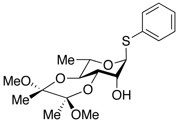 Phenyl 3,4-O-(2,3-Dimethoxybutan-2,3-diyl)-1-thio-α-L-rhamnopyranoside