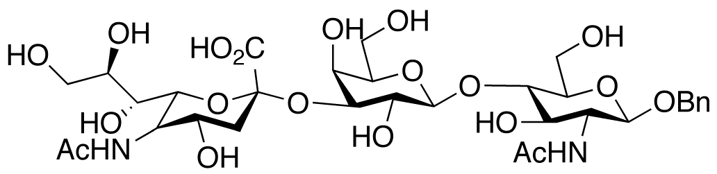 Phenylmethyl O-(N-Acetyl-α-neuraminosyl)-3-O-(β-D-galactopyranosyl)-4-[2-(acetylamino)-2-deoxy]-β-D-glucopyranoside