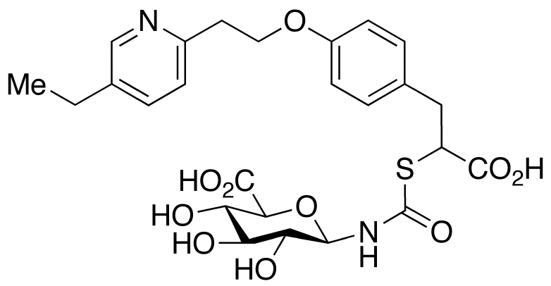 Pioglitazone Thiazolidinedione Ring-opened N-β-D-Glucuronide