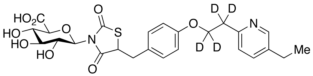 Pioglitazone-d4 N-β-D-Glucuronide