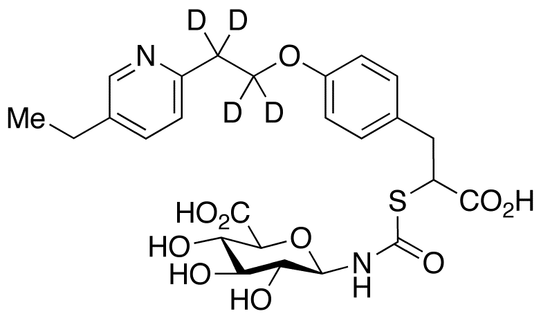 Pioglitazone-d4 Thiazolidinedione Ring-opened N-β-D-Glucuronide