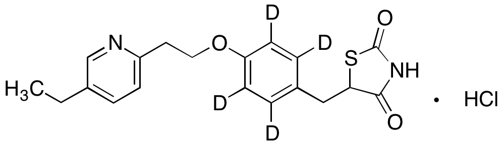 Pioglitazone-d4(aryl) Hydrochloride