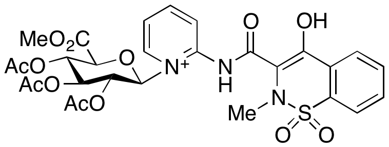 Piroxicam N-β-D-Glucuronide 6’-Methyl Ester 2’,3’,4’-Triacetate