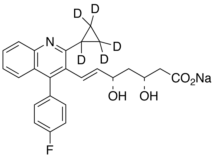 Pitavastatin-d5 Sodium Salt