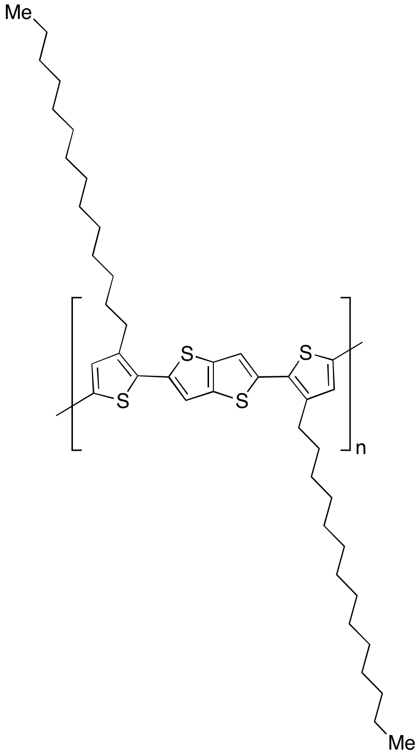 Poly(2,5-bis(3-tetradecylthiophen-2-yl)thieno[3,2-b]thiophene)