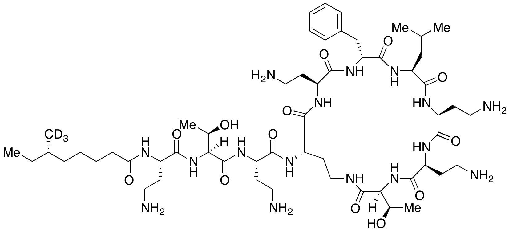 Polymyxin B1-d3