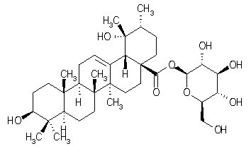 Pomolic acid 28-O-beta-D-glucopyranosyl ester