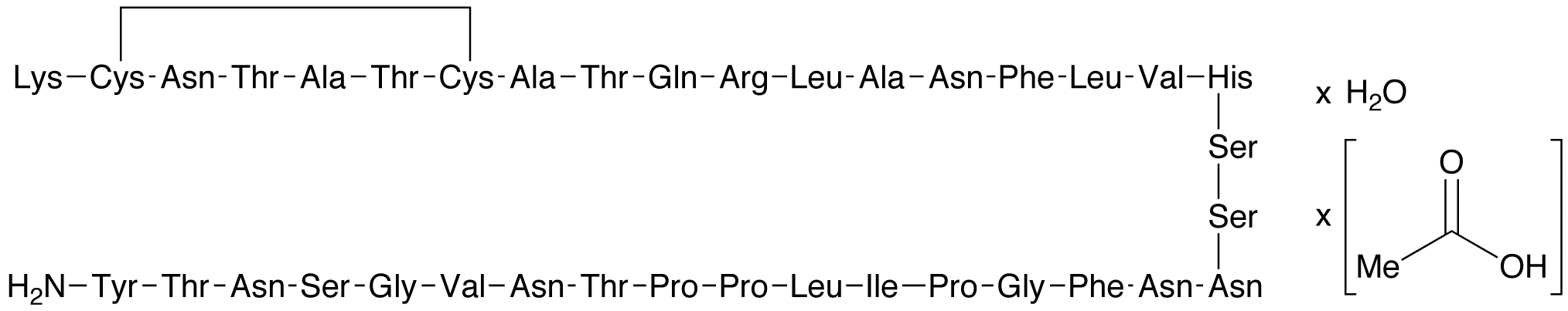 Pramlintide Acetate Hydrate