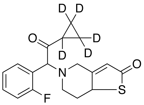 Prasugrel Thiolactone-d5 (Mixture of Diastereomers)