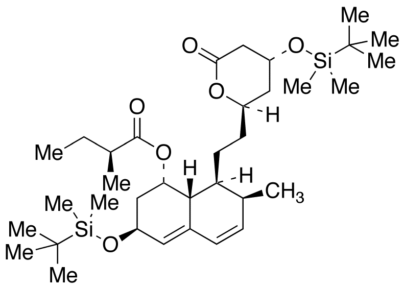 Pravastatin Lactone Di-(tert-butyldimethylsilyl) Ether