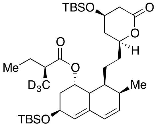 Pravastatin Lactone Di-(tert-butyldimethylsilyl) Ether-d3