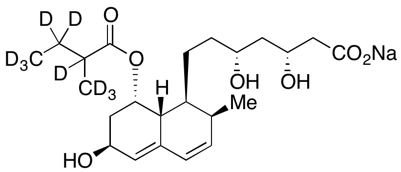 Pravastatin-d9 Sodium (mixture of 2 diastereomers)