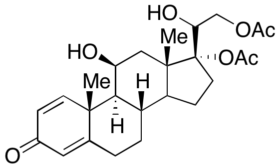 Pregna-1,4-dien-11β,17α,20β,21-tetrol-3-one 17,21-Diacetate