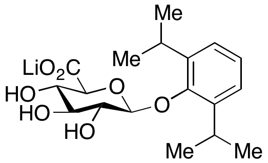 Propofol β-D-Glucuronide Lithium Salt